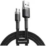Kabel Baseus Cafule USB-A/Micro-USB CAMKLF-CG1, 2 m, Czarny | Sklep ITnes.pl, IT for BUSINESS