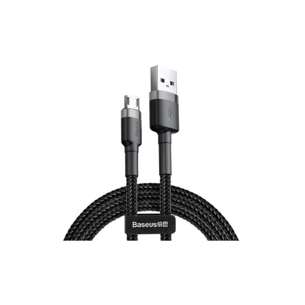 Kabel Baseus Cafule USB-A/Micro-USB CAMKLF-CG1, 2 m, Czarny | Sklep ITnes.pl, IT for BUSINESS