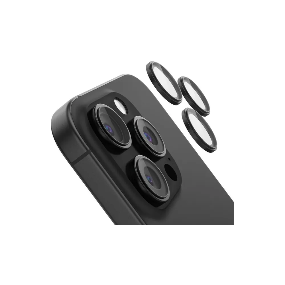 Szkła ochronne na obiektywy aparatu Belkin do iPhone 17 Pro/16 Pro/16 Pro Max OVA182HQBK - 2 zestawy