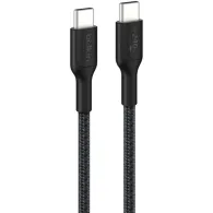 Kabel Belkin USB-C/USB-C 240W CAB025HQ1MBK, 1 m, USB 2.0, Czarny, W oplocie | Sklep ITnes.pl, IT for BUSINESS