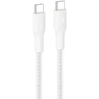 Kabel Belkin USB-C/USB-C 240W CAB025HQ2MWH, 2 m, USB 2.0, Biały, W oplocie | Sklep ITnes.pl, IT for BUSINESS