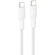 Kabel Belkin USB-C/USB-C 240W CAB025HQ1MWH, 1 m, USB 2.0, Biały, W oplocie | Sklep ITnes.pl, IT for BUSINESS