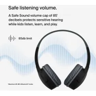 Zestaw słuchawkowy SoundForm Mini Wireless On-Ear Headphones for Kids AUD002BTBKV3 - Czarne