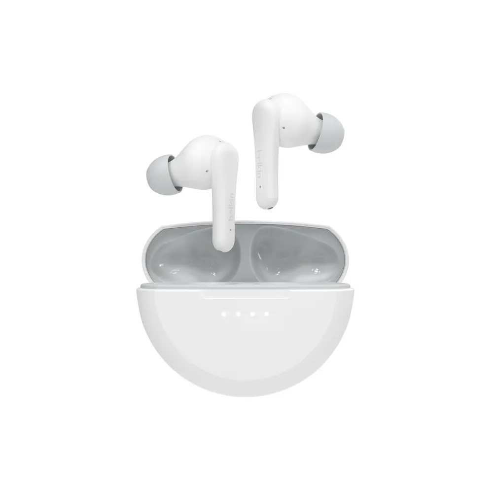 Słuchawki bezprzewodowe Belkin SoundForm Nano 2 Wireless Earbuds for Kids AUC011BTWH - Białe