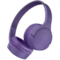 Zestaw słuchawkowy Belkin SoundForm Mini Wireless On-Ear Headphones for Kids AUD002HQPUV3 - Fioletowe