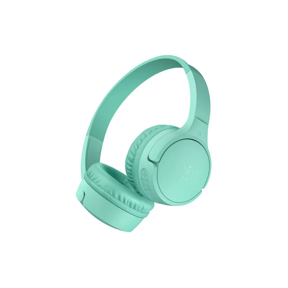 Zestaw słuchawkowy Belkin SoundForm Mini Wireless On-Ear Headphones for Kids AUD002HQMNV3 - Zielone