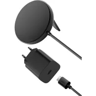 Ładowarka indukcyjna Belkin Boost Pro Magnetic Pad Qi2 15W WIA011KQBK - Zasilacz 20W, Czarna