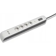 Listwa antyprzepięciowa Belkin 525J BSV401VF2M-V2 - 4 gniazda Schuko, 2x USB-A, 2m, Szara