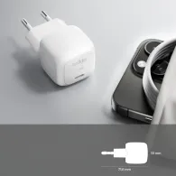 Ładowarka sieciowa Belkin BOOST Charge USB-C 30W WCA008KQ1MWH-B5 - 1x USB-C, kabel USB-C do Lightning, Biała