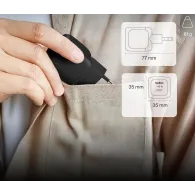 Ładowarka sieciowa Belkin BoostCharge USB-C 45W WCA013KQ1MBK-B6 - 1x USB-C, kabel USB-C, Czarna