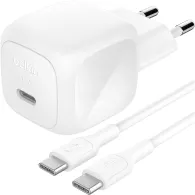 Ładowarka sieciowa Belkin BoostCharge USB-C 45W WCA013KQ1MWH-B6 - 1x USB-C, kabel USB-C, Biała