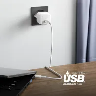 Ładowarka sieciowa Belkin BoostCharge USB-C 45W WCA013KQ1MWH-B6 - 1x USB-C, kabel USB-C, Biała