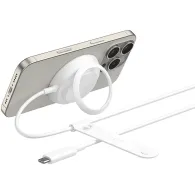 Ładowarka indukcyjna magnetyczna Belkin UltraCharge Qi2 25W WIA014KQWH - Biała