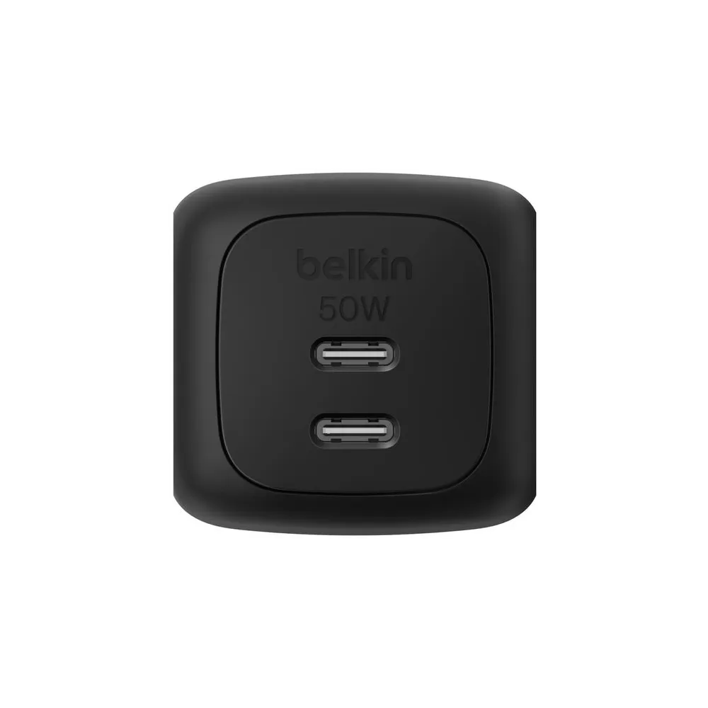 Ładowarka sieciowa Belkin BoostCharge Pro USB-C 50W WCH019KQBK - 2x USB-C, Czarna