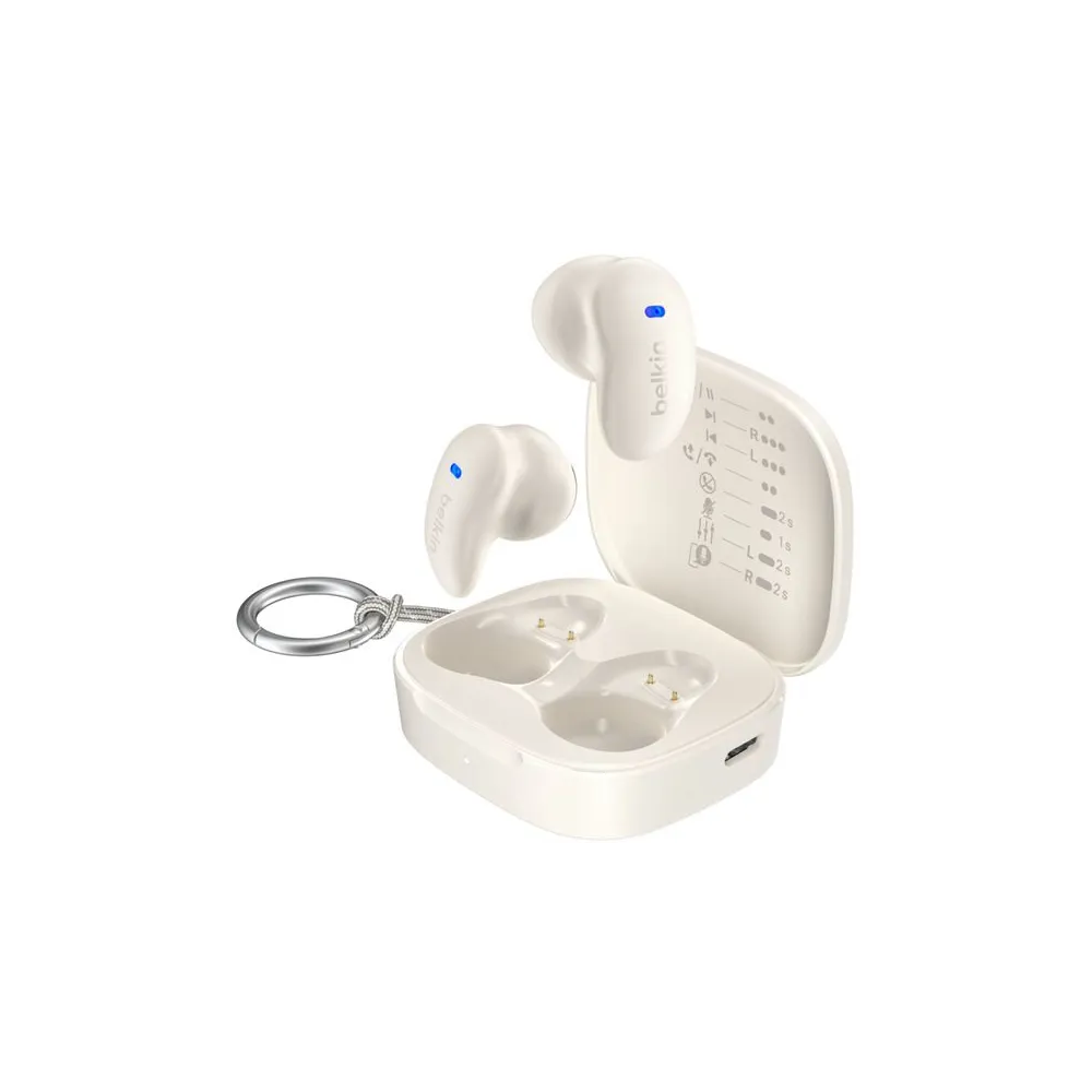 Słuchawki bezprzewodowe Belkin True Wireless Earbuds AUC014HQCR - Piaskowe