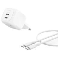 Ładowarka sieciowa Belkin BoostCharge Pro USB-C 50W WCH019KQ1MWH-B6 - 2x USB-C, kabel USB-C, Biała