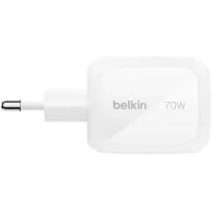 Ładowarka sieciowa Belkin BoostCharge Pro USB-C 70W Travel Adapter Kit WCH018HQWH - 2x USB-C, 1x USB-A, Biała
