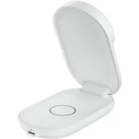 Ładowarka indukcyjna Belkin UltraCharge 2-in-1 Foldable Magnetic Charger with Qi2 25W WIZ039KQWH - Zasilacz 45W, Biała