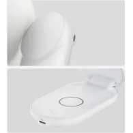 Ładowarka indukcyjna Belkin UltraCharge 2-in-1 Foldable Magnetic Charger with Qi2 25W WIZ039KQWH - Zasilacz 45W, Biała