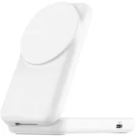 Ładowarka indukcyjna Belkin UltraCharge 2-in-1 Foldable Magnetic Charger with Qi2 25W WIZ038KQWH - Zasilacz 45W, Biała