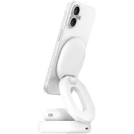 Ładowarka indukcyjna Belkin BoostCharge 2-in-1 Qi2 15W WIZ035KQWH - Zasilacz 30W, Biała