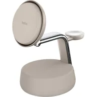 Ładowarka indukcyjna Belkin UltraCharge Pro 3-in-1 Magnetic Charging Dock​ 25W WIZ040KQSD - Zasilacz 45W, Piaskowa