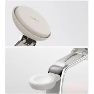 Ładowarka indukcyjna Belkin UltraCharge Pro 3-in-1 Magnetic Charging Dock​ 25W WIZ040KQSD - Zasilacz 45W, Piaskowa