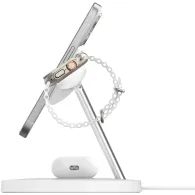Ładowarka indukcyjna Belkin BoostCharge Pro 3-in-1 Qi2 15W WIZ032KQWH - Biała