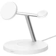 Ładowarka indukcyjna Belkin BoostCharge Pro 3-in-1 Qi2 15W WIZ032KQWH - Biała
