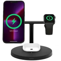 Ładowarka indukcyjna Belkin BoostCharge Pro 3-in-1 Wireless Charging Station WIZ032KQBK - Czarna
