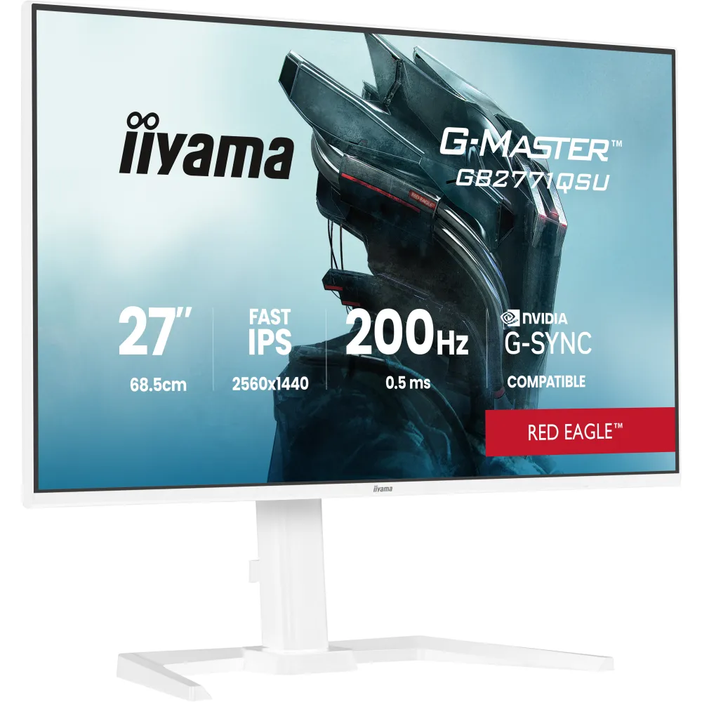 Monitor iiyama G-MASTER GB2771QSU-W1 - 27"/2560x1440 (QHD)/200Hz/Fast/2 ms