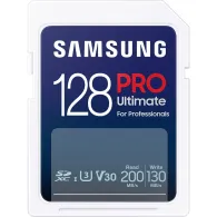 Karta SD Samsung PRO Ultimate SDXC 128GB MB-SY128SB/WW z czytnikiem - UHS-I U3, Zapis do 130MB/s, Odczyt do 200MB/s