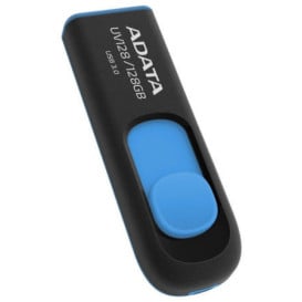 Pendrive ADATA DashDrive UV128 128 GB AUV128-128G-RBE - USB 3.2 Gen. 1/Czarny/Niebieski