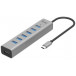 Hub i-tec USB-C Charging Metal HUB 7 Port C31HUBMETAL703 - 7 x USB 3.0 Gen 1, Szary