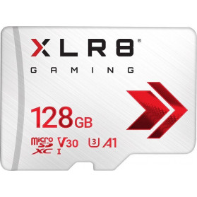 Karta pamięci PNY XLR8 Gaming microSDXC 128 GB P-SDU128V32100XR-GE - Class 10/UHS-I/Biała