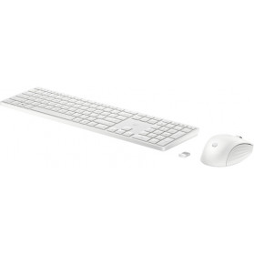 Zestaw bezprzewodowy myszy i klawiatury HP 650 4R016AA - Biały