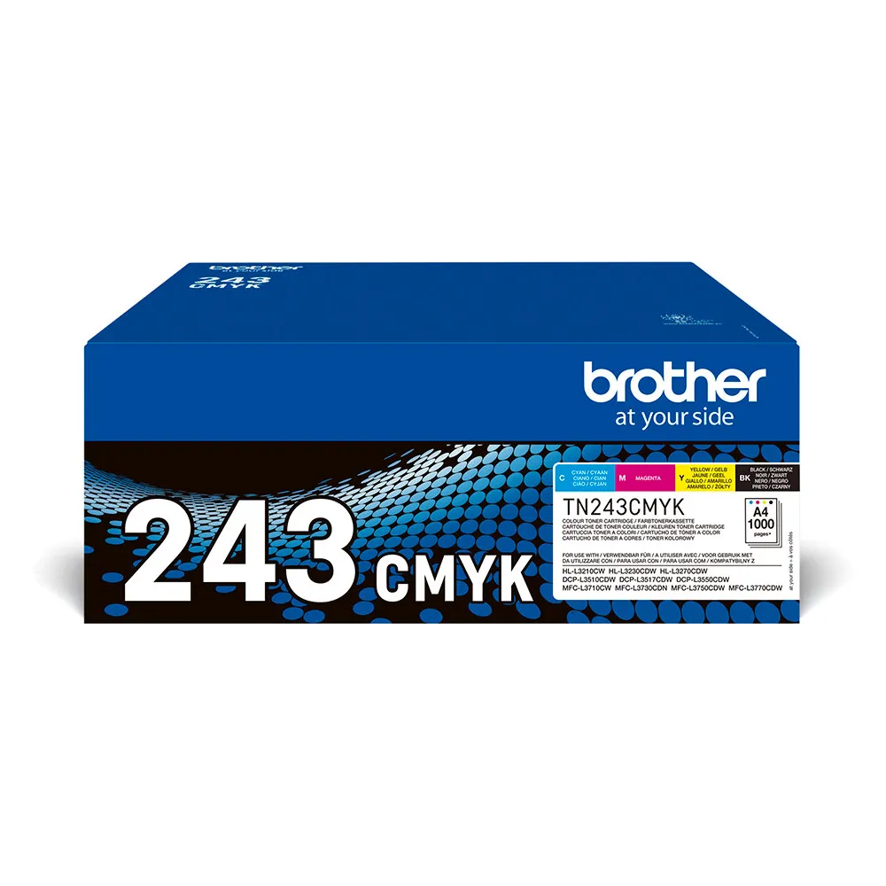 Toner Brother TN-243CMYK Black Cyan Magenta Yellow TN243CMYK - Oryginał, 1000 stron