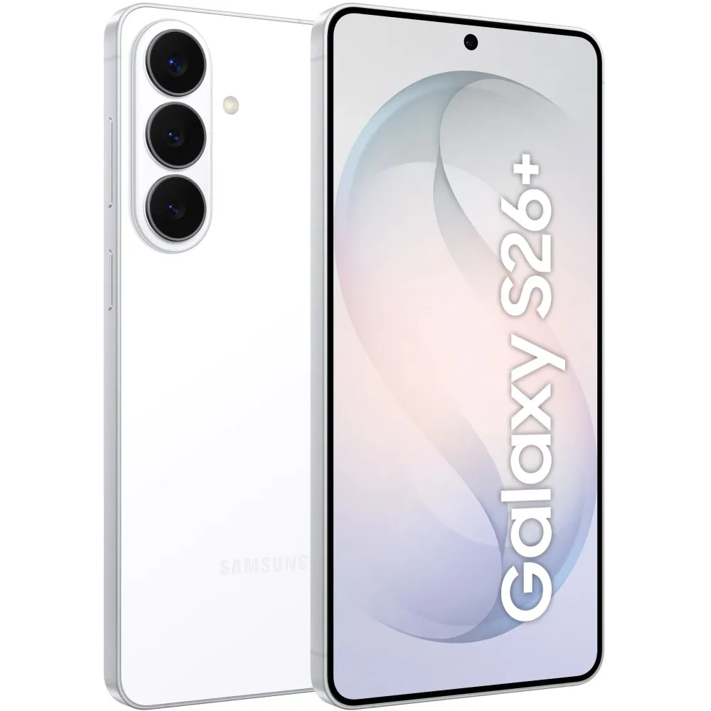 Zdjęcie produktu Smartfon Samsung Galaxy S26+ SM-S947BZWDEUB - Exynos 2600/6,7" 3120x1440/256GB/RAM 12GB/5G/Biały/50, 10, 12+12Mpix/Android/2CI