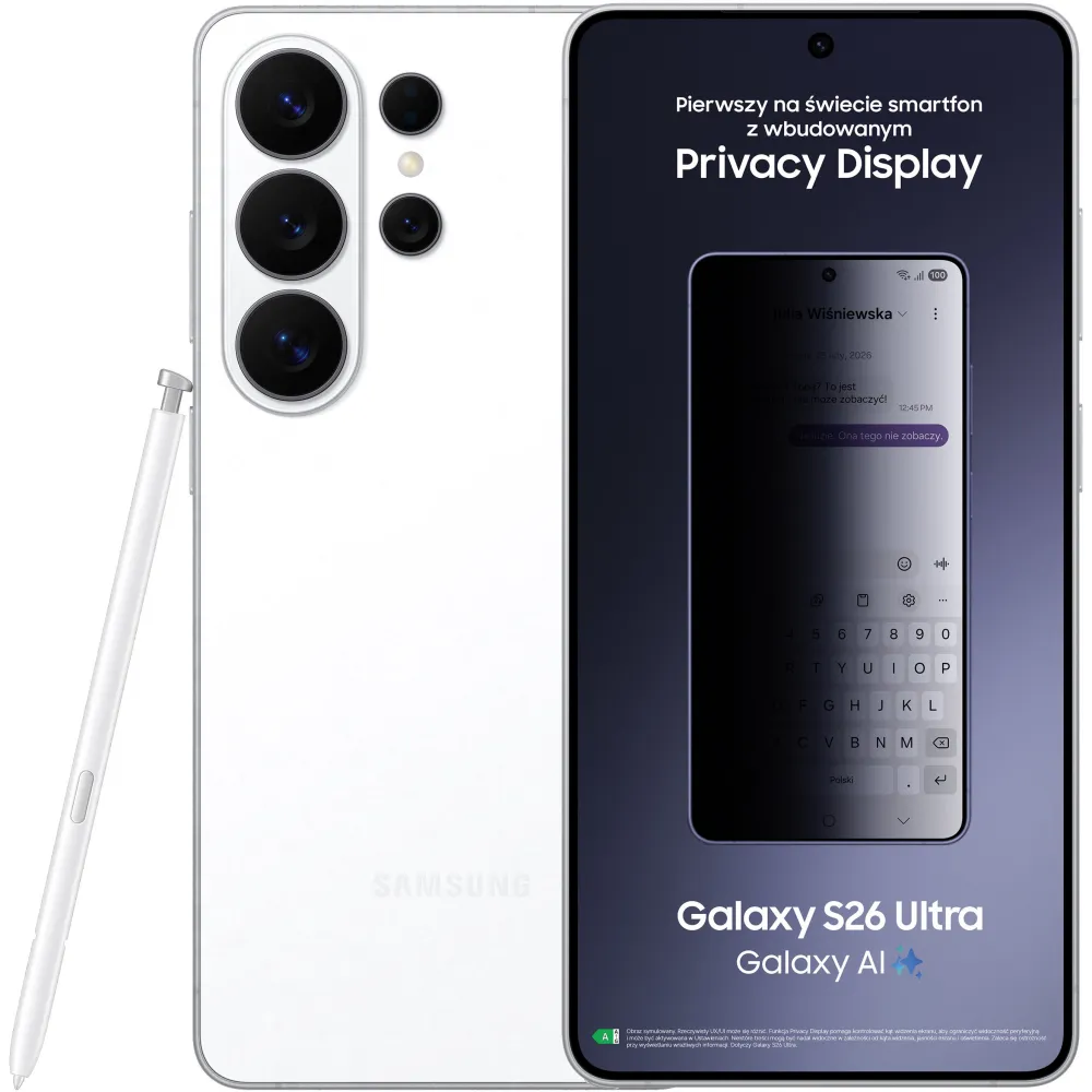 Smartfon Samsung Galaxy S26 Ultra SM-S948BZWHEUE - zdjęcie poglądowe 8