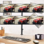 Uchwyt biurkowy na monitory Techly LED, LCD 13-20" 303362 - zdjęcie poglądowe 1
