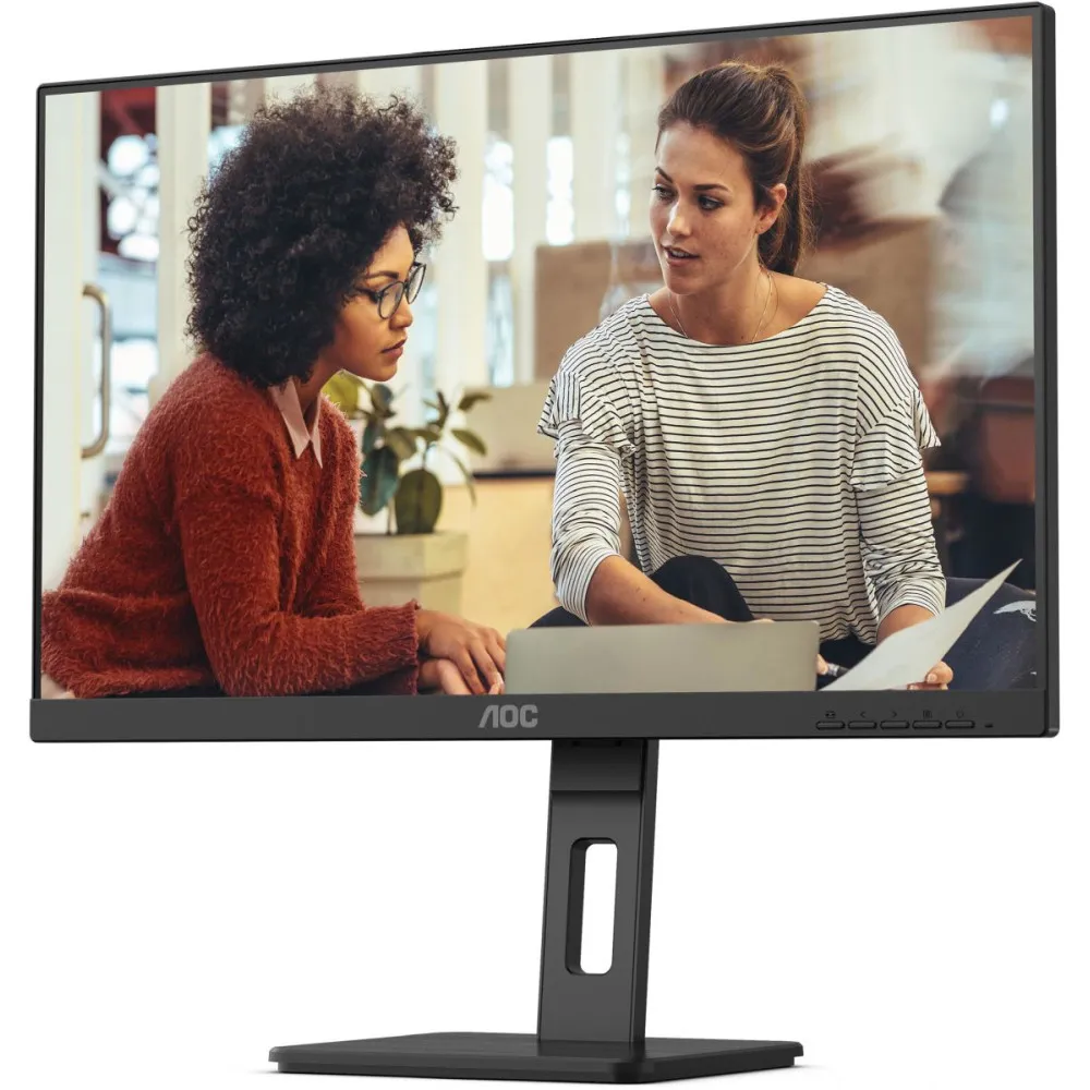 Monitor AOC Q27E3UMF - 27"/2560x1440 (QHD)/75Hz/VA/4 ms/pivot/Czarny - zdjęcie