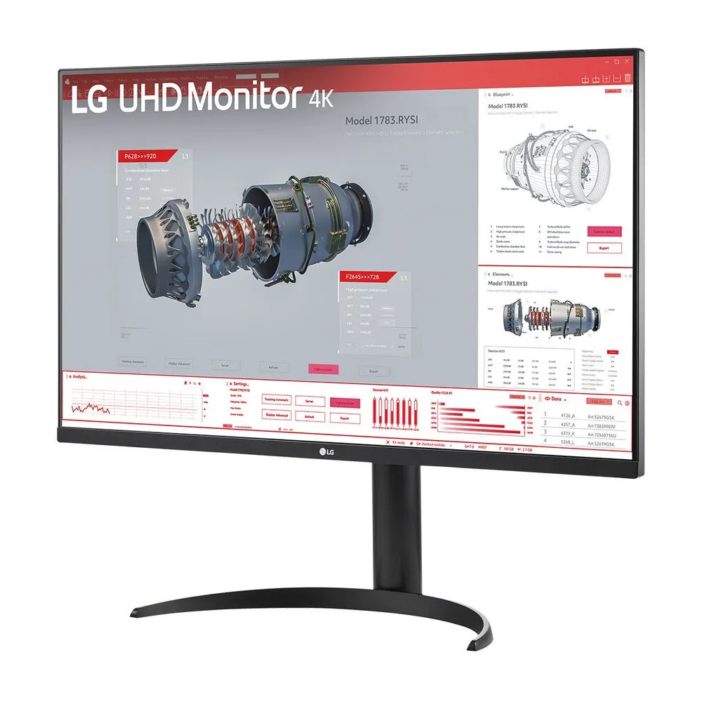 Monitor LG 32BR55UK-B - 31,5"/3840x2160 (4K)/60Hz/VA/HDR/4 ms