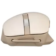 Mysz bezprzewodowa ASUS SmartO Mouse MD200 Silent Plus 90XB0790-BMU0A0 - DPI 4200, Kremowa