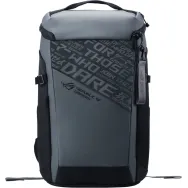 Plecak na laptopa ASUS ROG Ranger BP2701 Gaming Backpack Cybertext Edition 90XB06L0-BBP010 - 17", Szary, Czarny