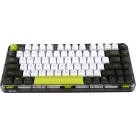 Klawiatura bezprzewodowa ASUS Jelly75 Keyboard KD201 90XB0A10-BKB050, Biała, Zielona | Sklep ITnes.pl, IT for BUSINESS