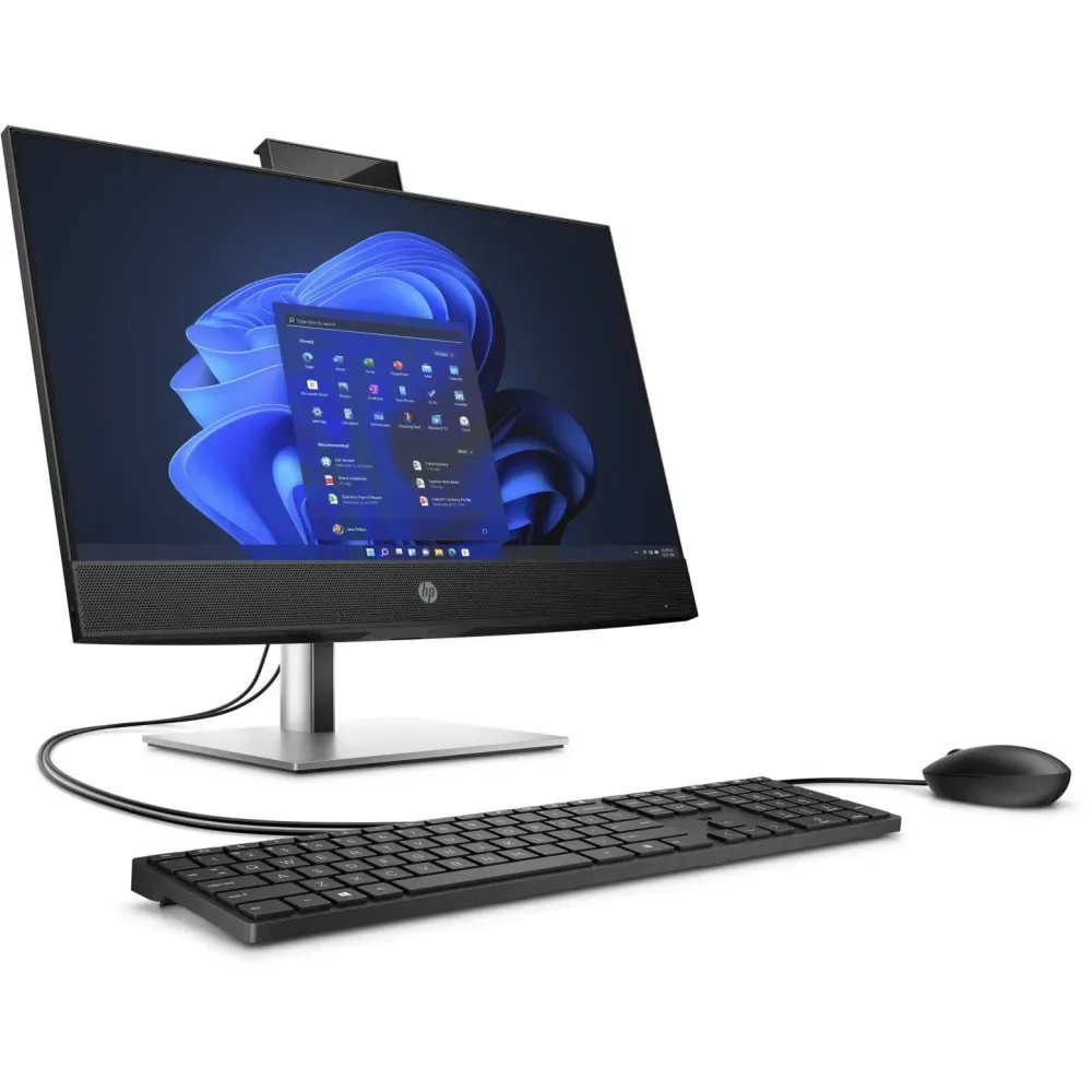 Komputer All-in-One HP ProOne 440 G9 C61RLKET - i7-14700T/23,8" FHD IPS/RAM 32GB/1TB + 2TB/Czarno-srebrny/WiFi/Win 11 Pro - zdjęcie