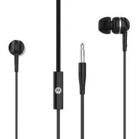 Słuchawki przewodowe z mikrofonem Motorola Pace 105 Earphones 5012786038493 - Jack 3,5mm, Czarne
