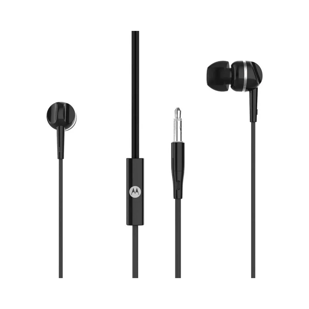 Słuchawki przewodowe z mikrofonem Motorola Pace 105 Earphones 5012786038493 - Jack 3,5mm, Czarne