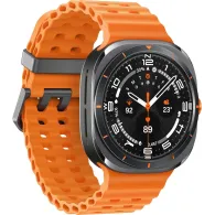 Smartwatch Samsung Galaxy Watch Ultra SM-L705FDAAEUE - 47 mm, LTE, Szary tytan, Marine Band pomarańczowy, S|M|L