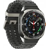 Smartwatch Samsung Galaxy Watch Ultra (2025) SM-L705FZS2EUE - 47 mm, LTE, Srebrny tytan, Marine Band ciemnoszary, S/M/L
